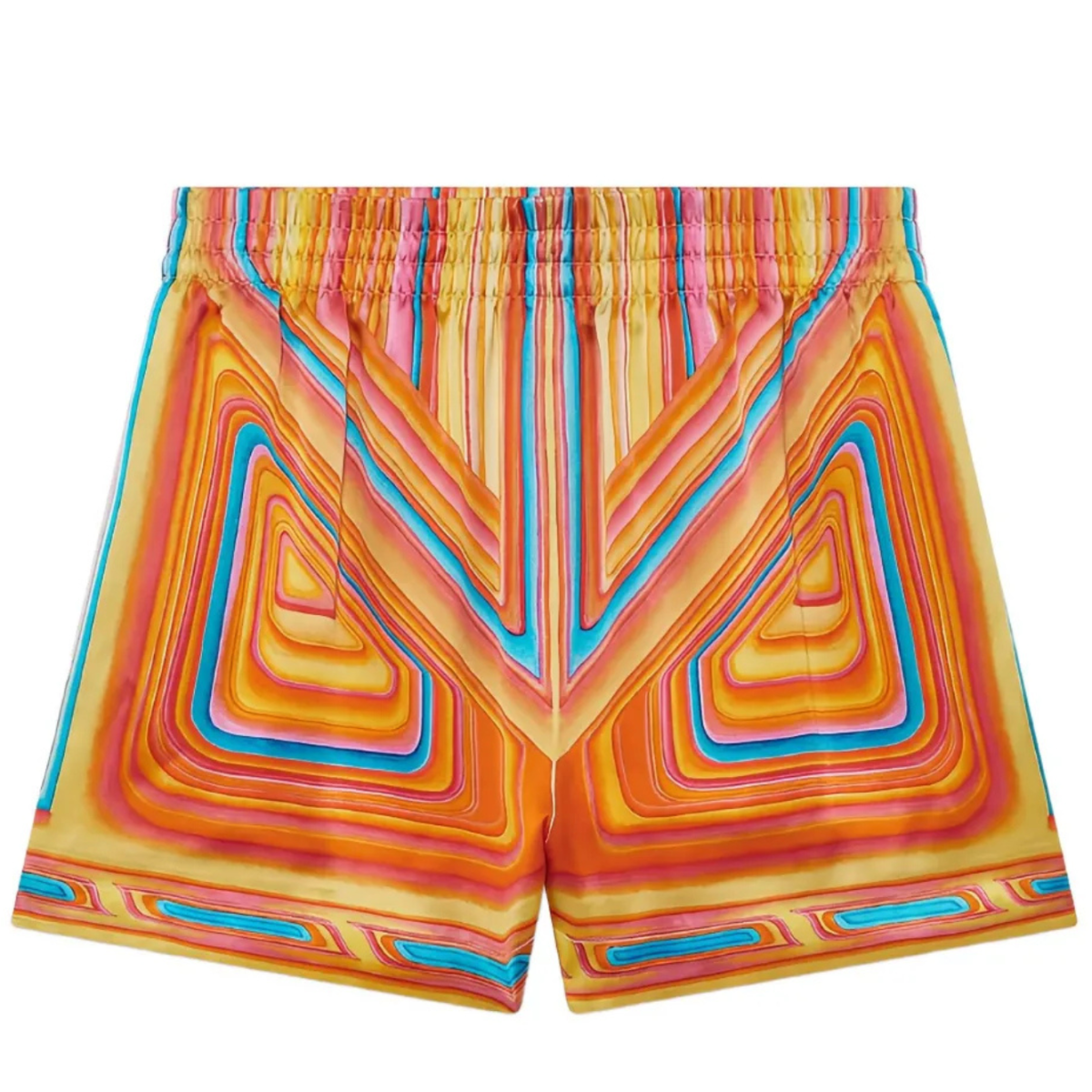 Multicolour Graphic-Print Shorts