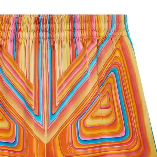 Multicolour Graphic-Print Shorts