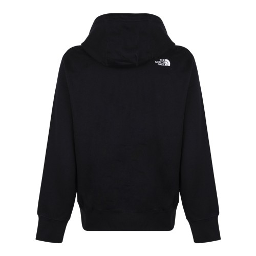 Black Logo Print Hoodie 2