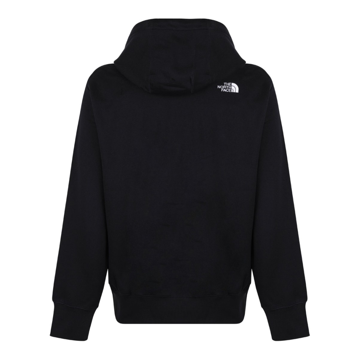 Black Logo Print Hoodie