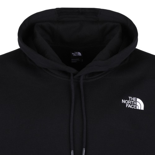 Black Logo Print Hoodie