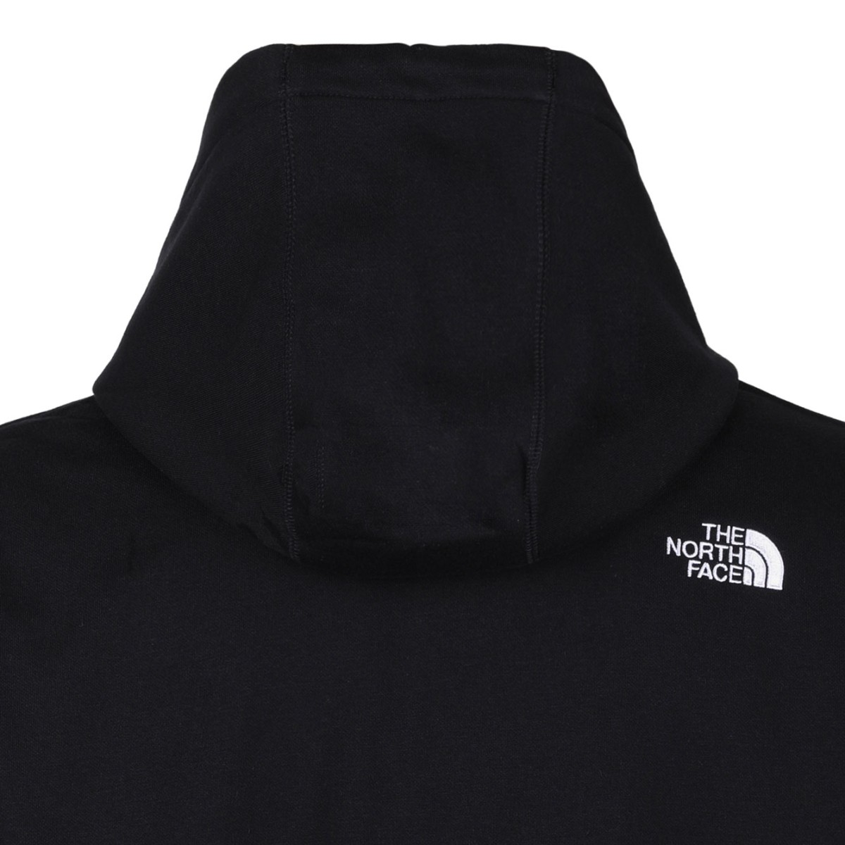 Black Logo Print Hoodie
