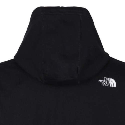 Black Logo Print Hoodie