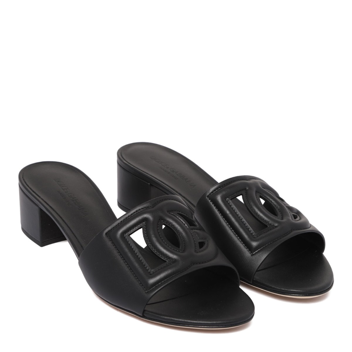 Black DG Logo Mules