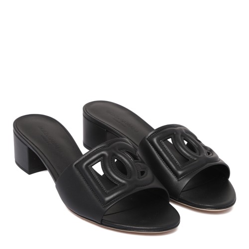 Black DG Logo Mules