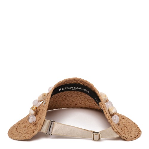 Nougat and Natural Nyla Classic Visor