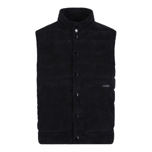 Black Corduroy Gilet