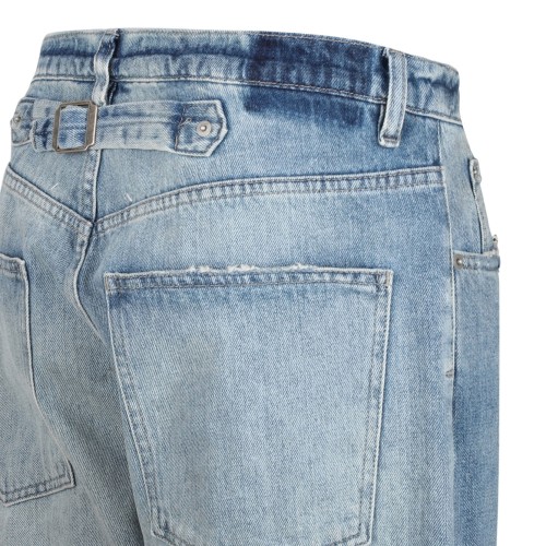 Blue Straight Leg Jeans