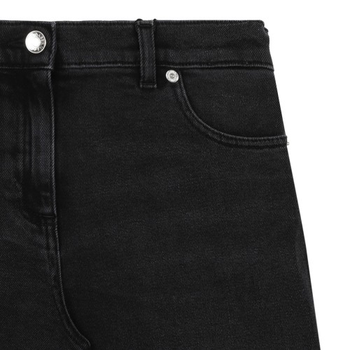 Black Logo Plaque Jeans