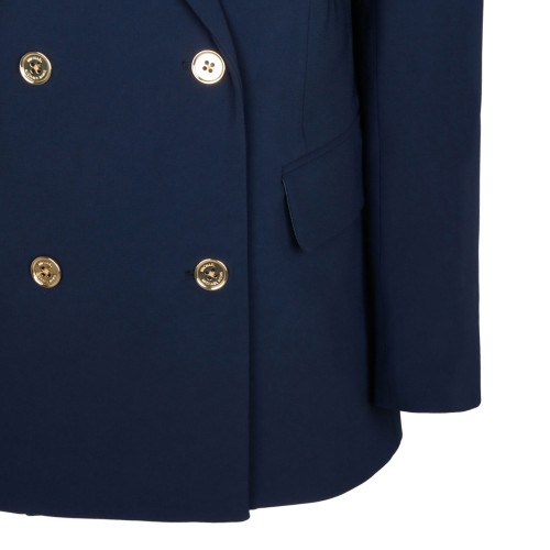 Midnight Blue Double Breasted Blazer