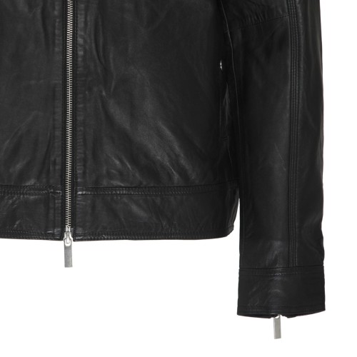 Black Lamb Leather Classic Jacket