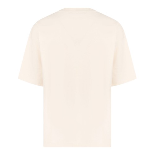 White Logo Print T-Shirt