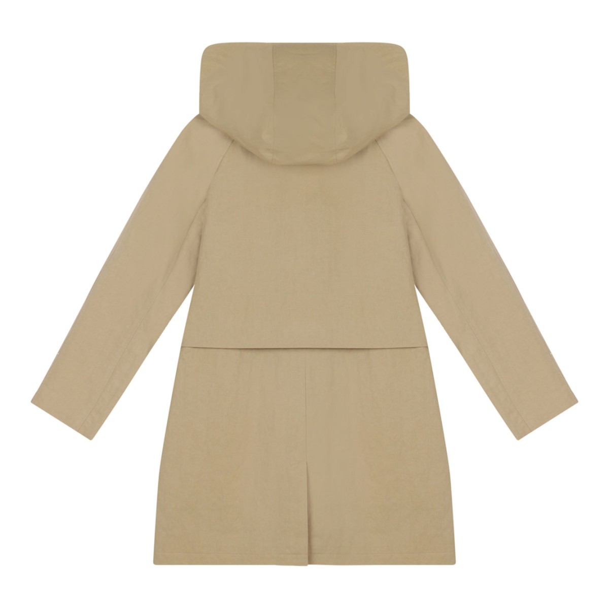 Sand Beige Single Breasted Car Coat
