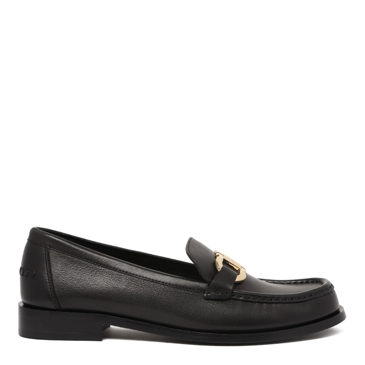 Black British-Inspired Moccasin