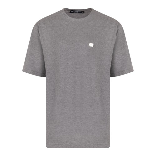 Grey Logo Plaque T-Shirt