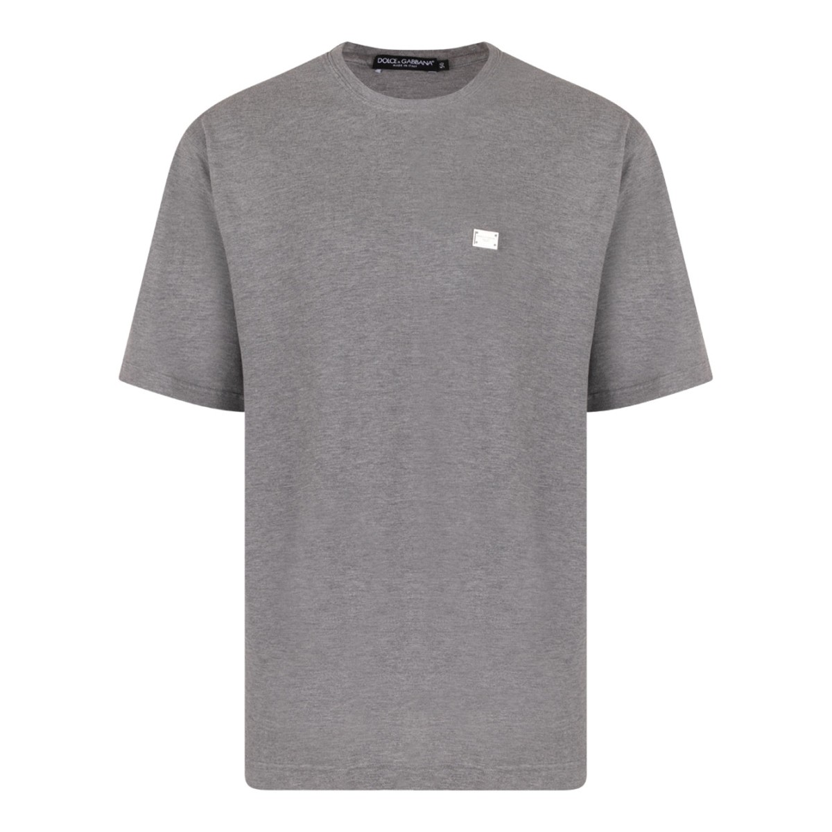 Grey Logo Plaque T-Shirt