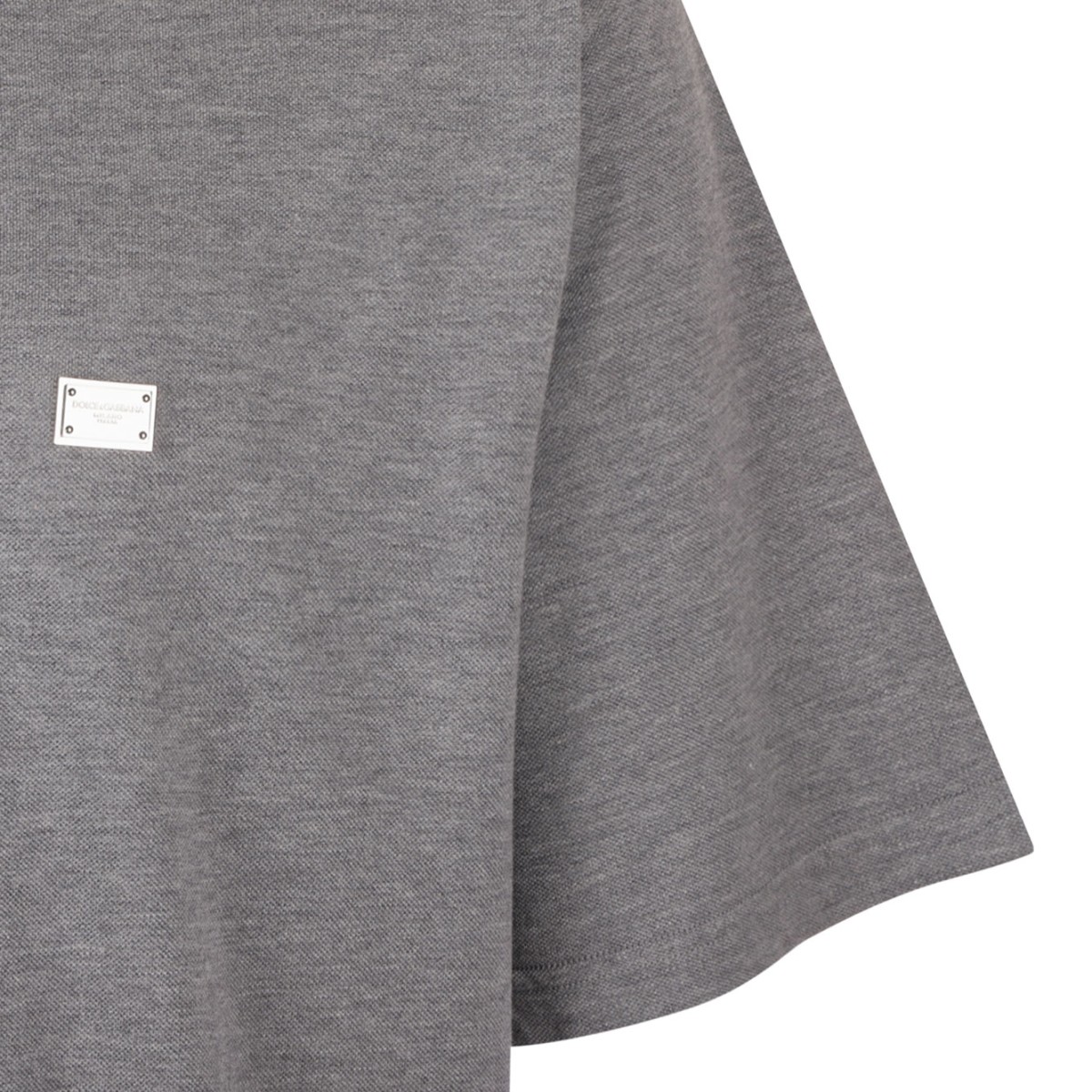 Grey Logo Plaque T-Shirt