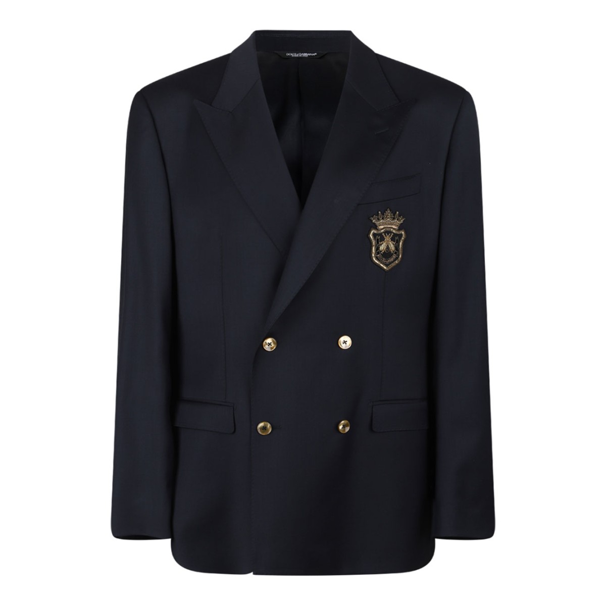 Blue Double-Breasted Jacket