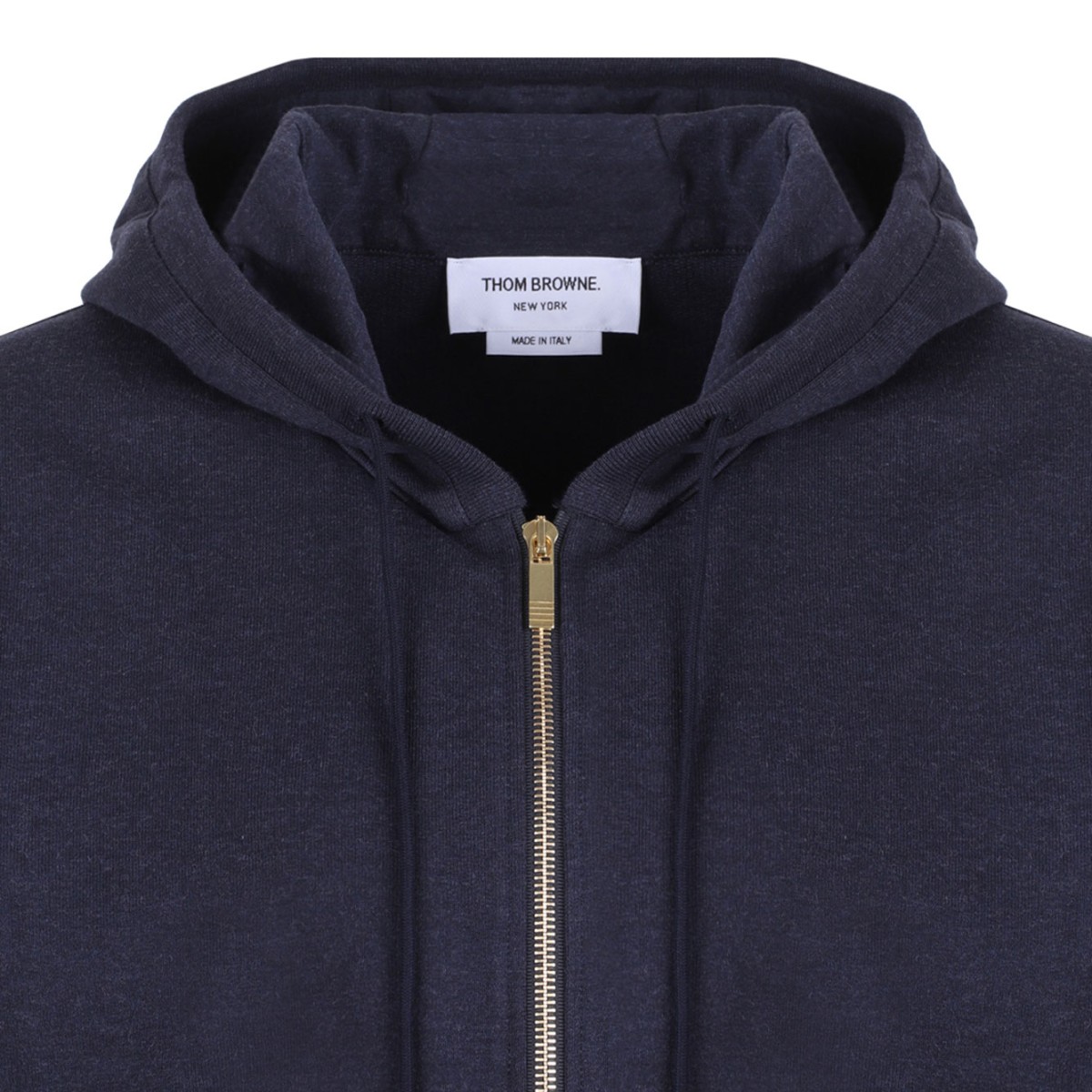 Navy Blue Anchor Zip Up Hoodie