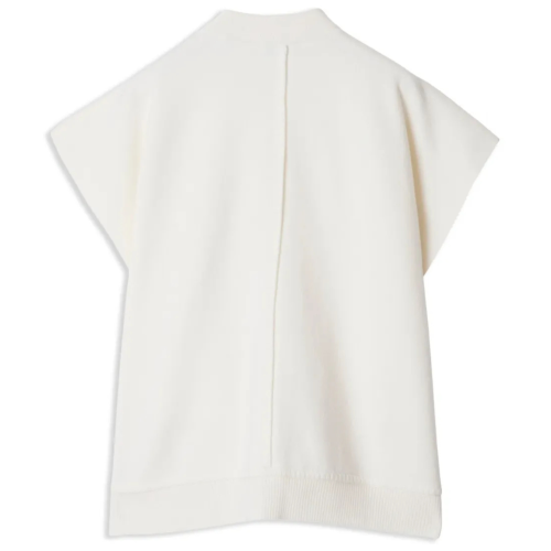 Ivory Check Print Cape