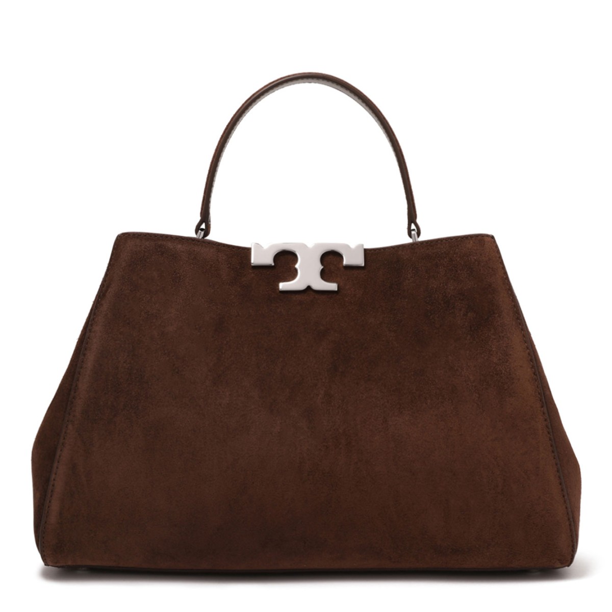 Dark Borwn Suede Eleanor Hand Bag