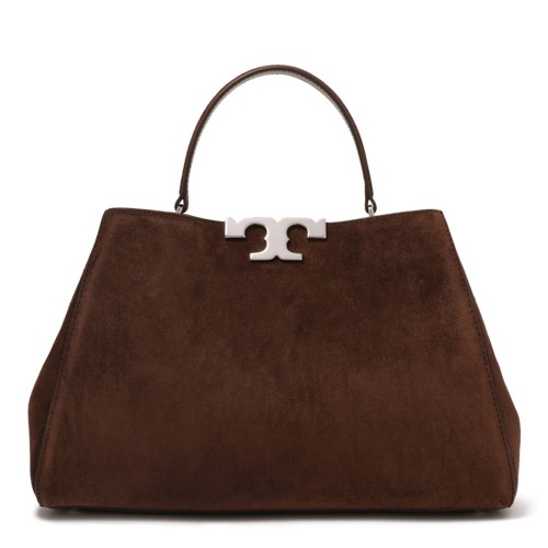 Dark Borwn Suede Eleanor Hand Bag