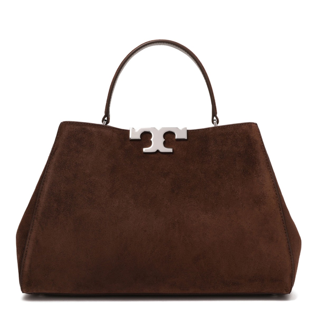Dark Borwn Suede Eleanor Hand Bag