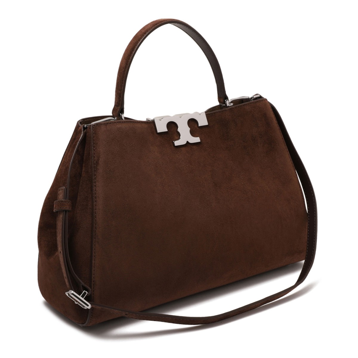 Dark Borwn Suede Eleanor Hand Bag