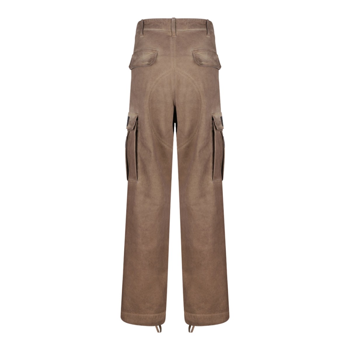 Sand Beige Cargo Trousers
