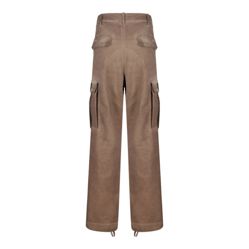 Sand Beige Cargo Trousers