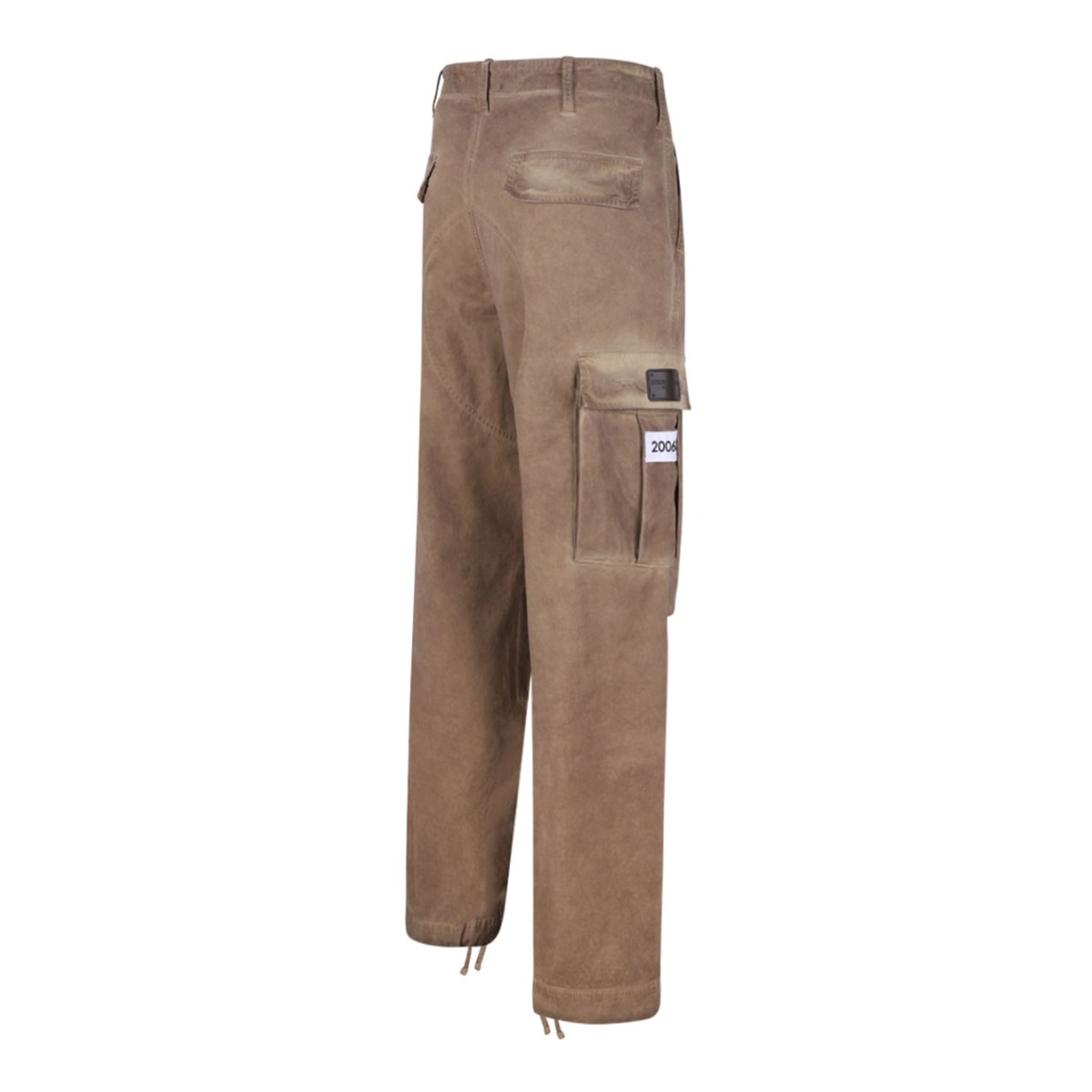 Sand Beige Cargo Trousers