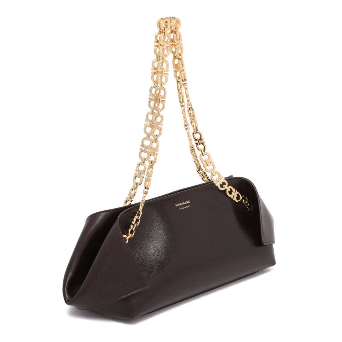 Brown Scarf XS Shoulder Bag