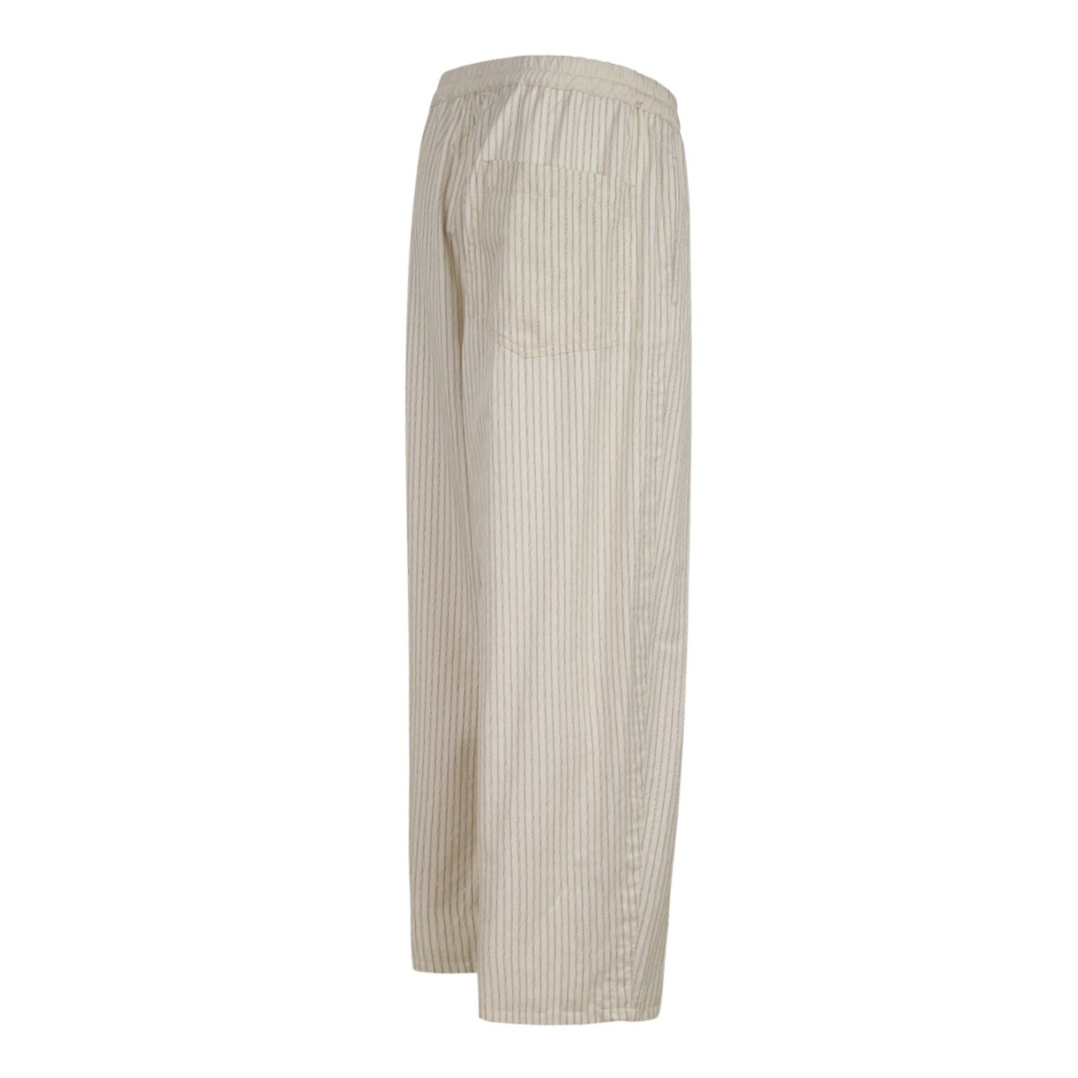 Light Beige Pinstripe Trousers