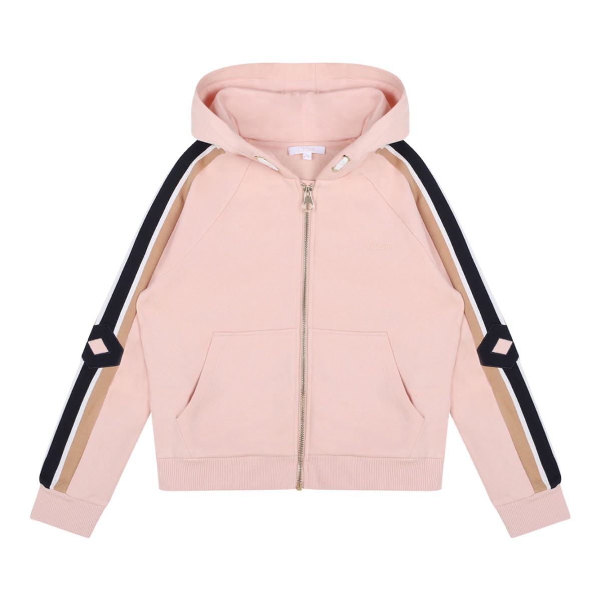 Blush Pink Jersey Fleece Hoodie