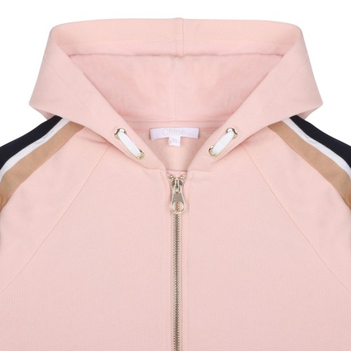 Blush Pink Jersey Fleece Hoodie