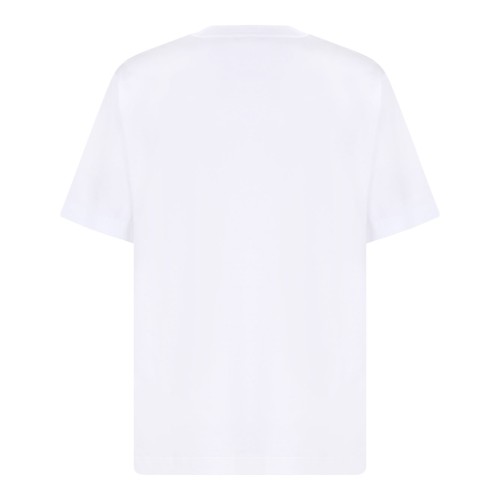 White Logo Print T-Shirt 2