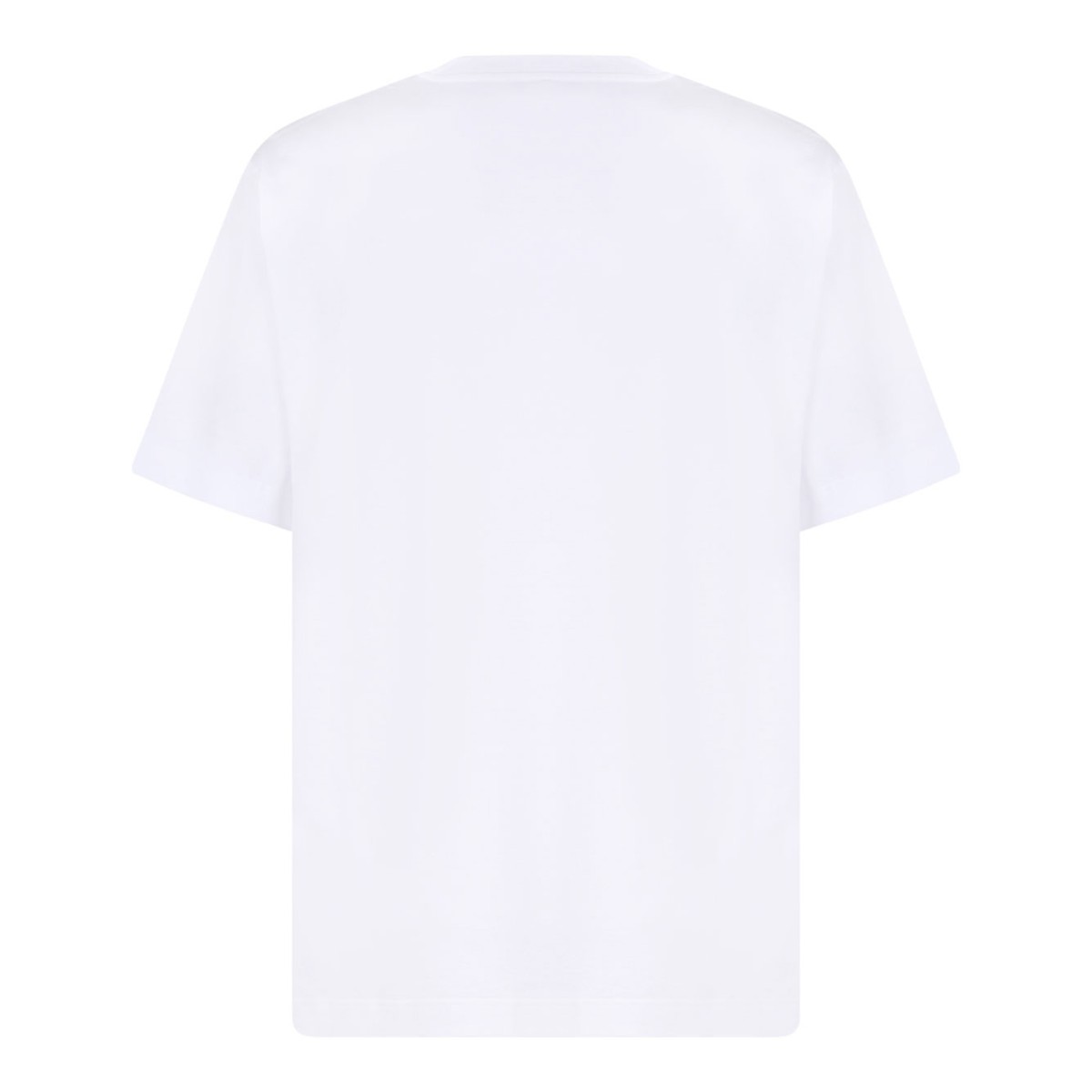 White Logo Print T-Shirt