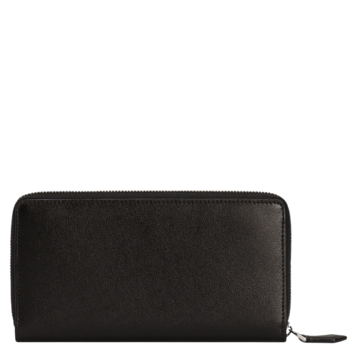 Black Zip Around Wallet