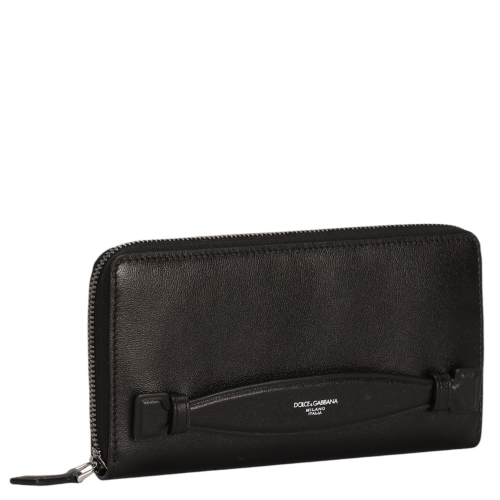 Black Zip Around Wallet