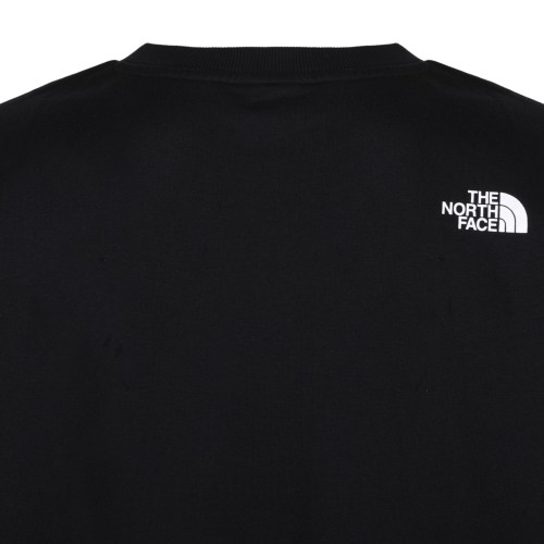 Black Logo Print Hoodie