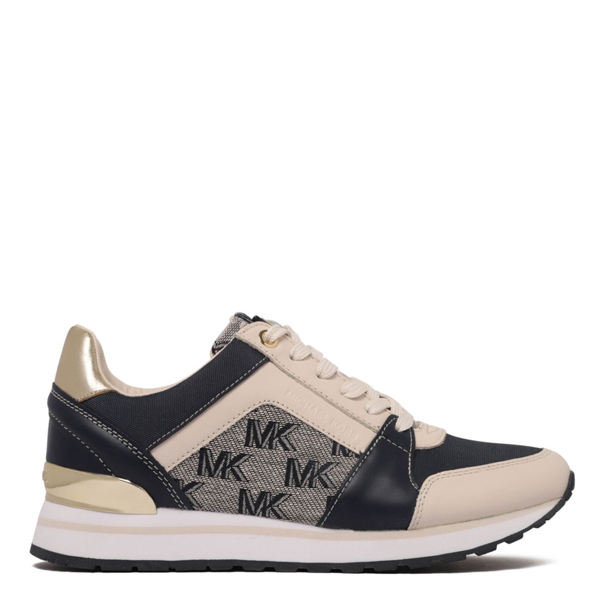 Billie Monogram-Print Sneakers