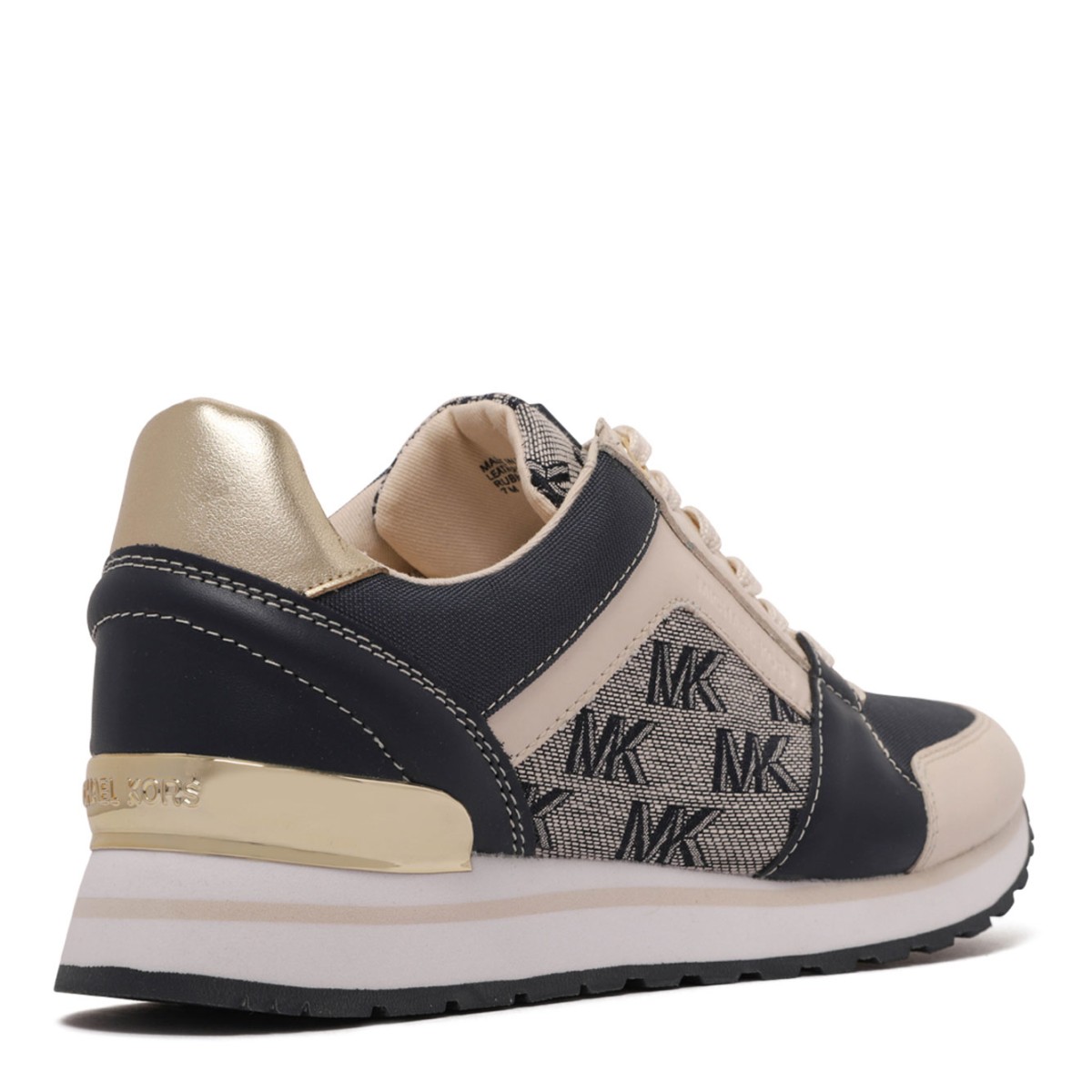 Billie Monogram-Print Sneakers