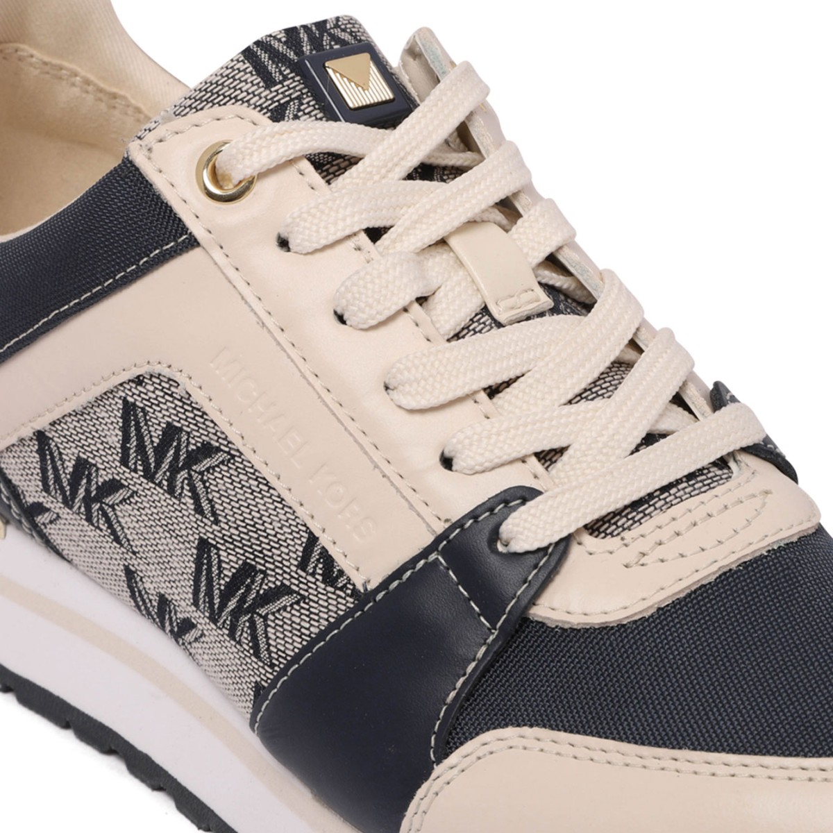 Billie Monogram-Print Sneakers