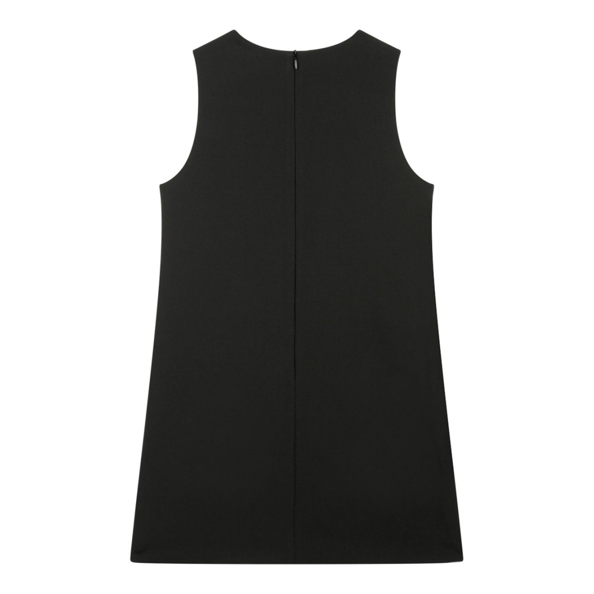 Black Cady A-line Minidress