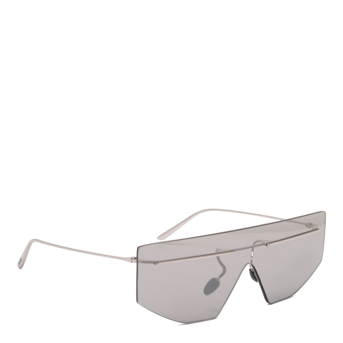 Silver Futuristic Sunglasses