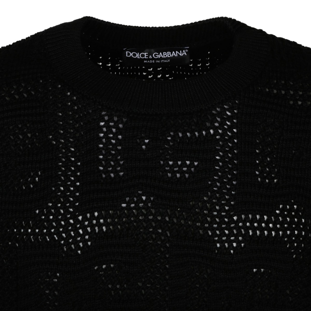 Black Virgin Wool Jumper