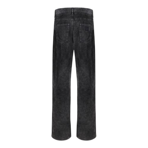 Black Oversize Velvet Pants 2