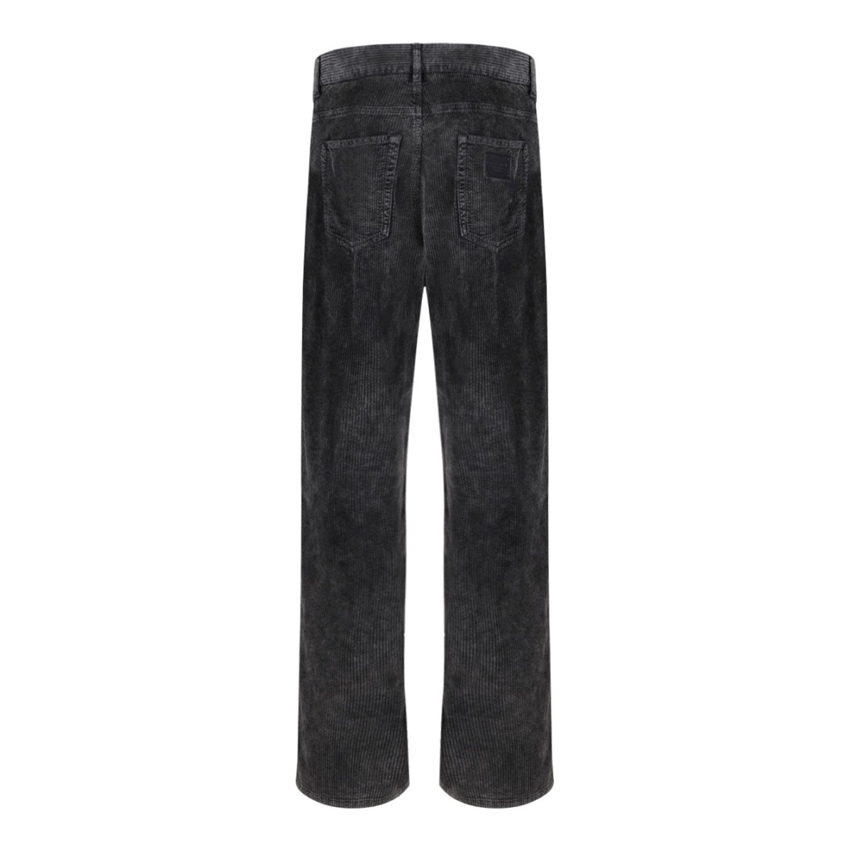 Black Oversize Velvet Pants