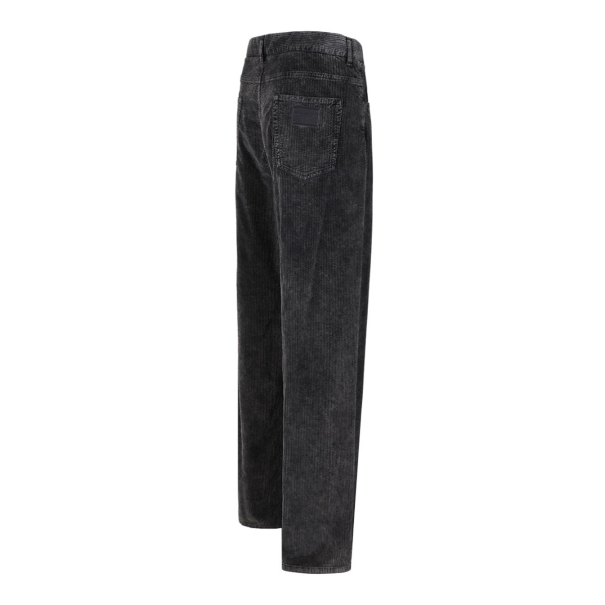 Black Oversize Velvet Pants