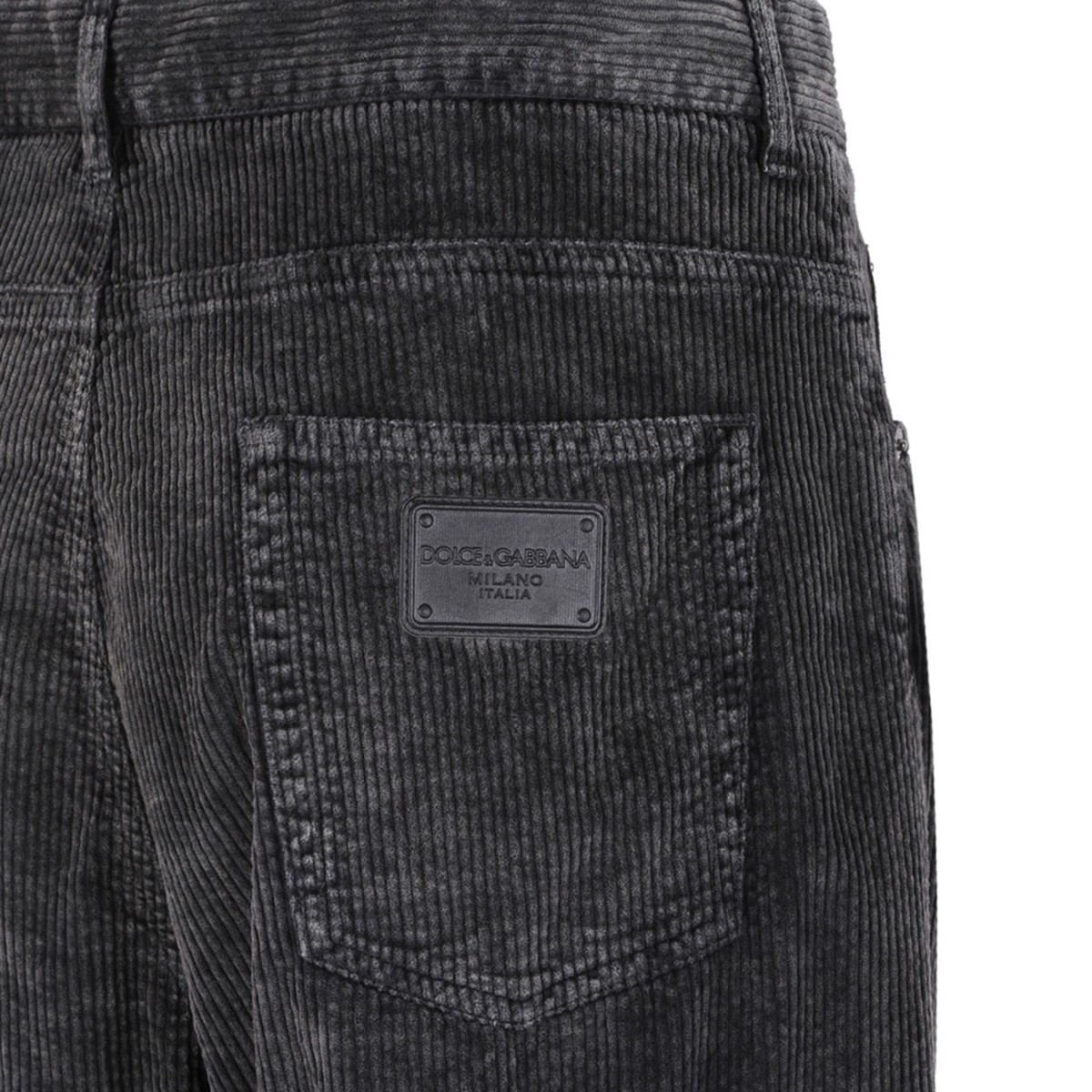 Black Oversize Velvet Pants